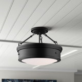 Rafelita Glass Semi Flush Mount