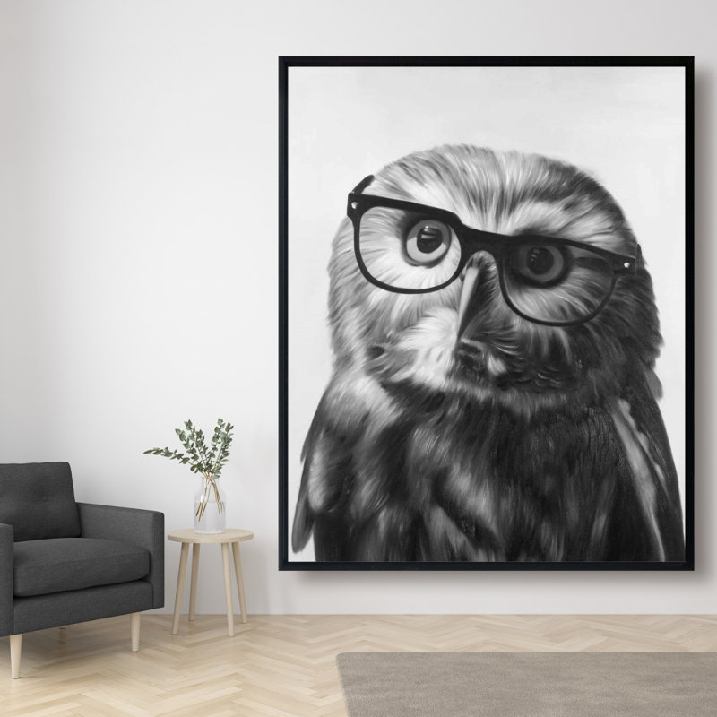 Northern Saw-Whet Owl avec lunettes
