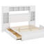 Grand lit en bois avec armoire et lit gigogne-121087759-121087762