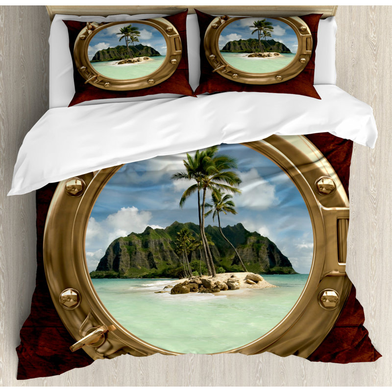 Coastal Polyester Duvet Cover
