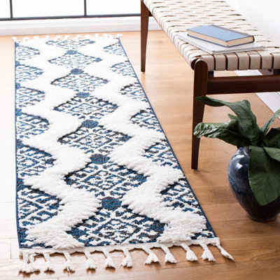 Moroccan Tassel Shag Performance Southwestern Rug