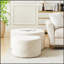 Ensemble de 2 tables basses emboîtables pour le salon, table d'appoint et repose-pieds en mousse moderne, sans assemblage-88940793