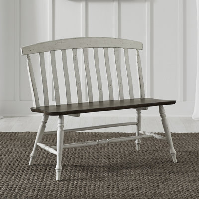 Catriel Slat Back Dining Bench