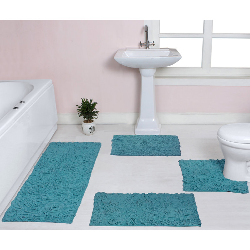 Ensemble de tapis de bain Schoenberger, bleu