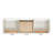 Thornaby 66'' Solid Wood Double Bathroom Vanity with 1.5'' Carrara Marble Top-119156829-91527769