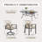 6 - Person Rectangular Outdoor Dining Set With Swivel Chairs & Cushions