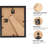 8.5X11 Picture Frames Set Of 3, Made Of Real High Definition Glass And Solid Frame To Display Certificate Or Pictures 8.5X11,To Wall And Tabletop Mounting, Black. (8.5X11'')