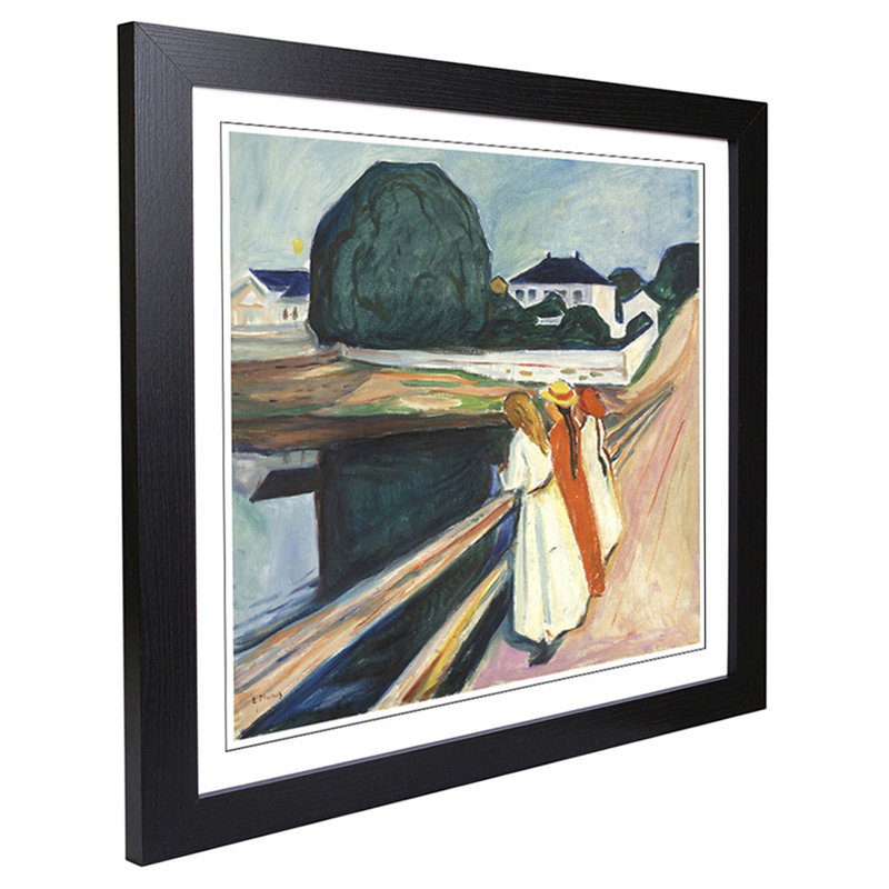 The Modern Eye by Edvard Munch - Framed Print, Black