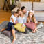 Tapis oriental ivoire / bleu Josepha-31242540