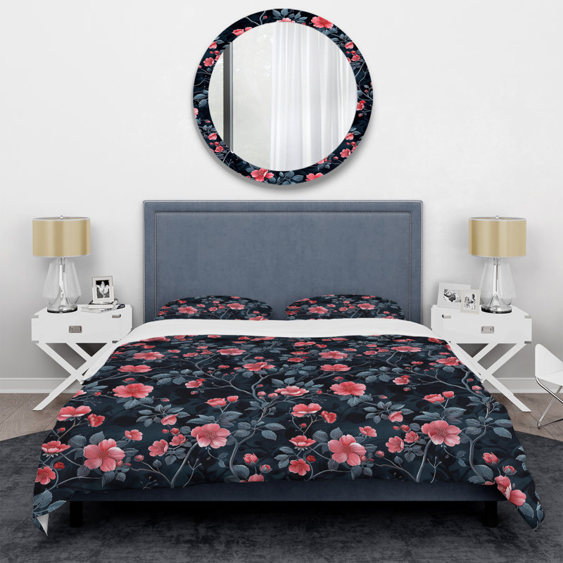 Ensemble de housse de couette Modern, King Duvet Cover + 2 King Shams