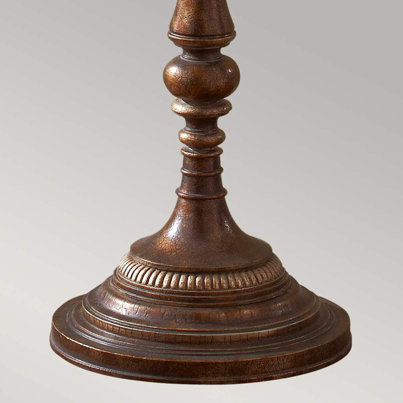 Hounsfield 159.4cm Brown Traditional Floor Lamp