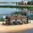 Sameko 9-Piece Rectangular Aluminum Patio Dining Set with Sunbrella® Cushions-31968847-31968849