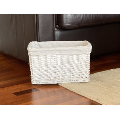 Plastic Storage Basket 6-Pack, Woven Baskets Bins for Organizing Bathroom,  Kitchen and Office,34*25*9.2cm 