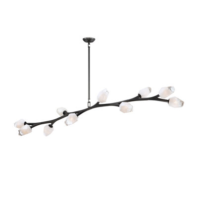Lustre linéaire en cristal 10 lumières Dreanda