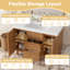 Meuble-lavabo autoportant en bois de 47,2 pouces avec lavabo simple et tiroirs à fermeture en douceur