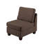 Chaises modulaires en bois avec tissu 2ppc