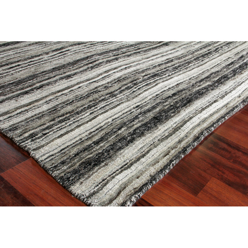 Organica Wool Striped Area Rug, Rectangle 10' x 13'6"