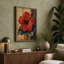 Crimson Hibiscus Botanical - Wrapped Canvas-178058209-178058218