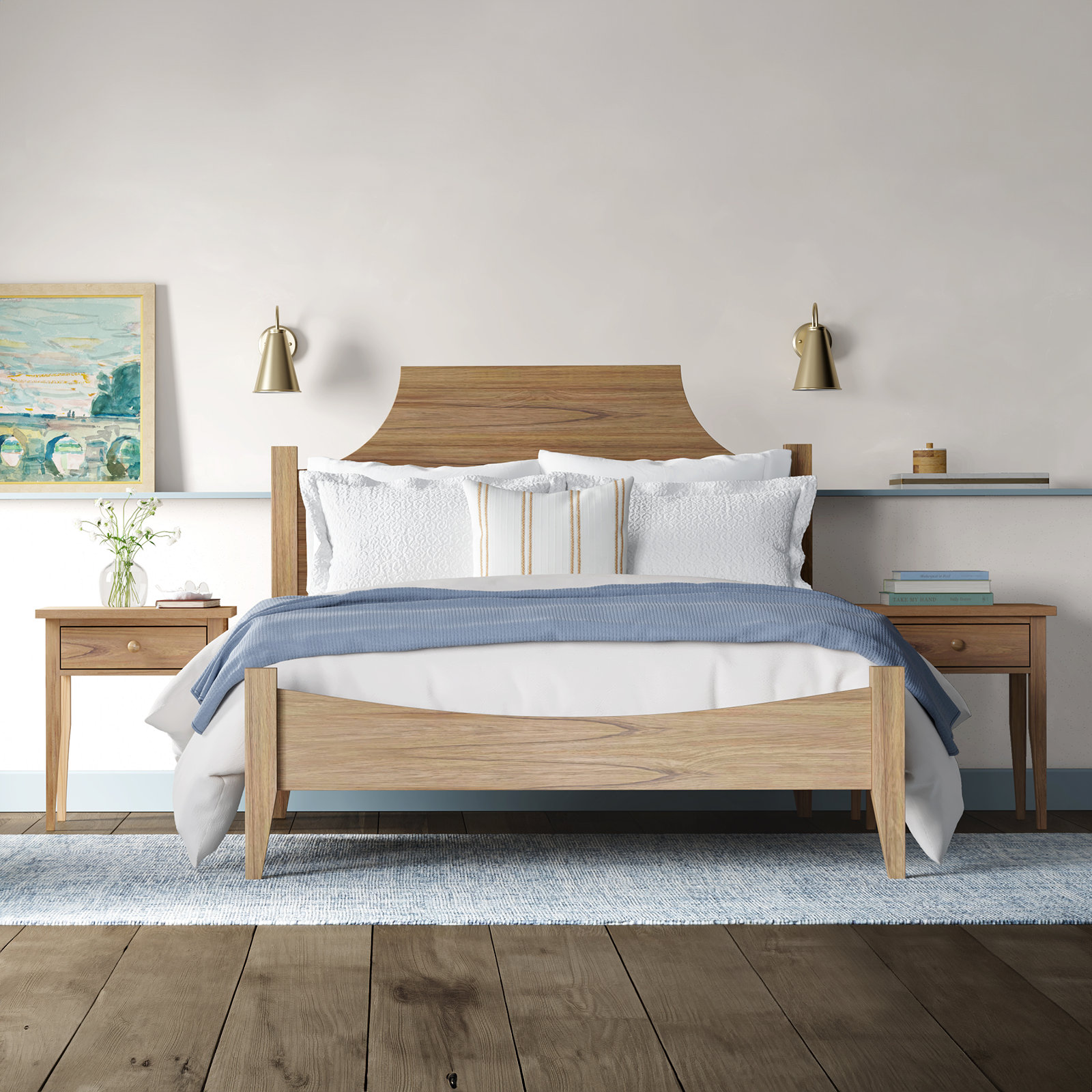 Bronwyn 1 Drawer Nightstand, Natural