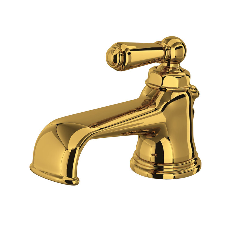 Edwardian™ Single Handle Lavatory Faucet, Unlacquered Brass