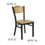 Chaise de restaurant en métal Prompton-865425417
