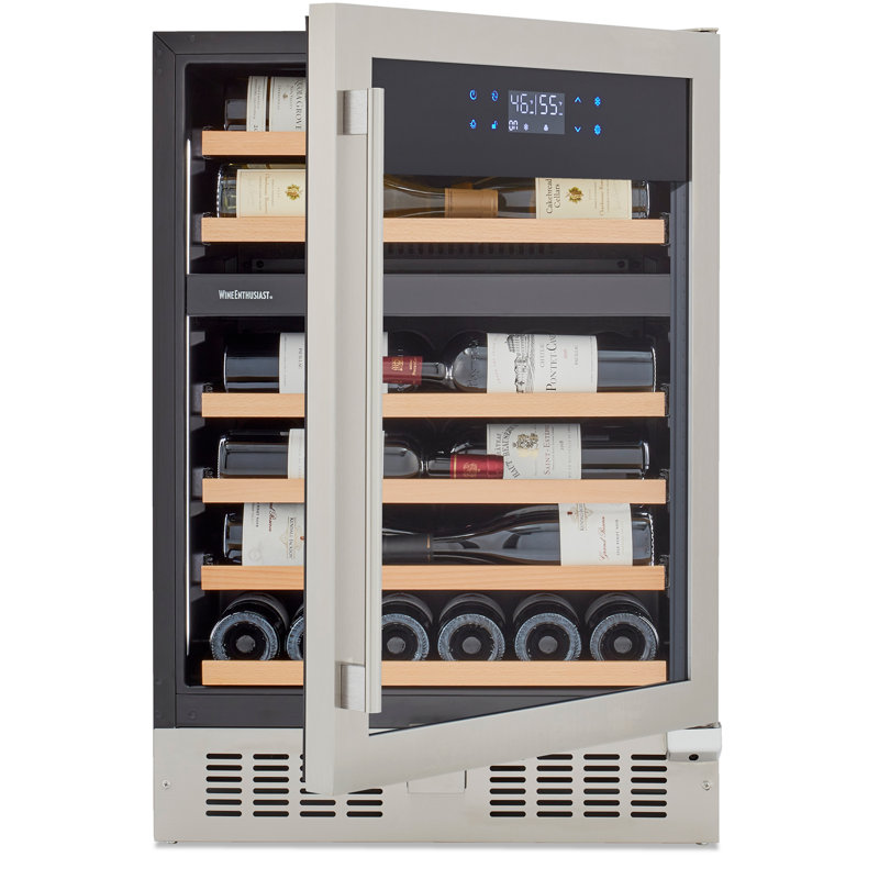 SommSeries2 46 Bottle Dual Zone with VinoView Display Shelving