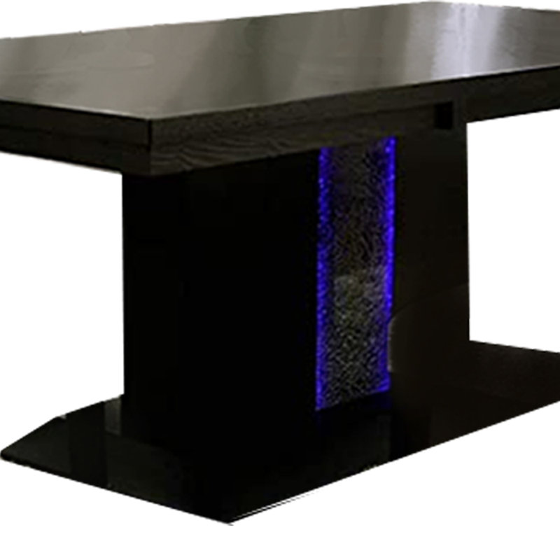 Table de salle à manger en bois massif noyer Mapleton