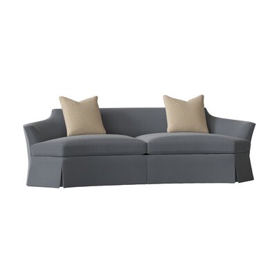 Cee Zee 91"" Flared Arm Curved Sofa -  Ambella Home Collection, 1201-02_1048-53_6171-84