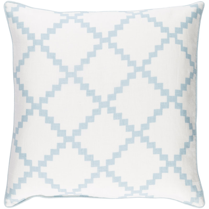 Housse de coussin Parsons, H 20 po x l 20 po x P 4 po, Bleu