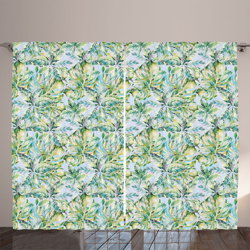 Semi Sheer Curtain Pair