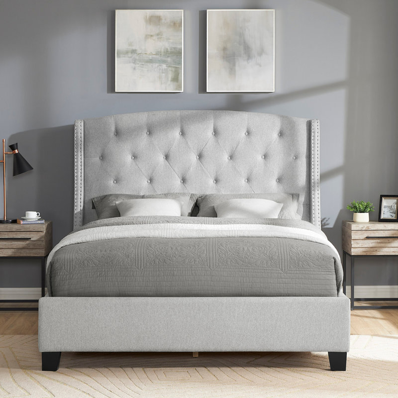 Mobilier de chambre à coucher 1pc, Gris clair