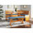 Chelsea 8 - Piece Pine Trestle Dining Set with Cushions-90629763