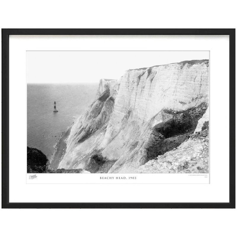 Beachy Head, 1903 by Francis Frith - Single Picture Frame Print, 45cm H x 60cm W x 2.3cm D