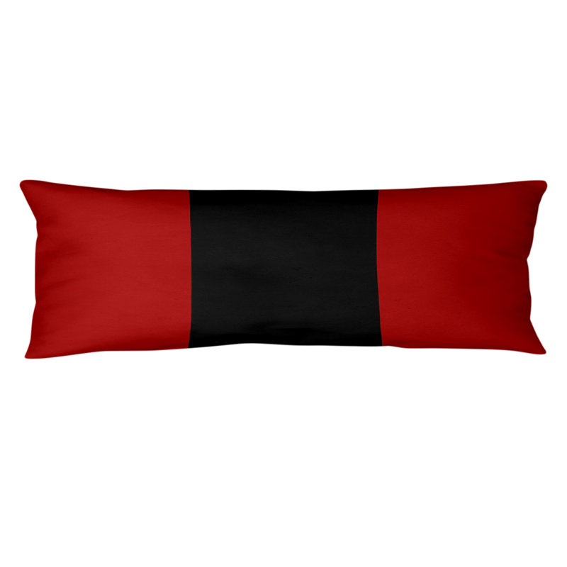 Oreiller de corps en polyester / polyester Arizona Football Stripes, Football Tennessee, San Francisco - rouge / noir