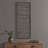 Distressed Black Metal Wall Decor