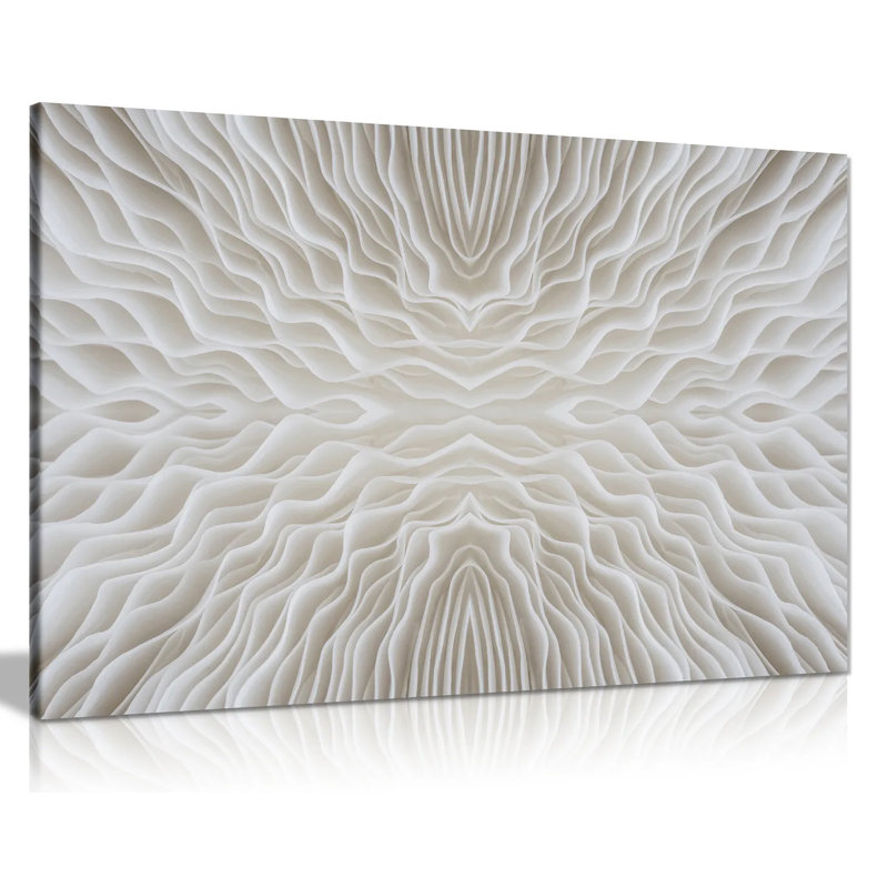 Abstract Mushroom - Wrapped Canvas Print, 61cm H x 91cm W