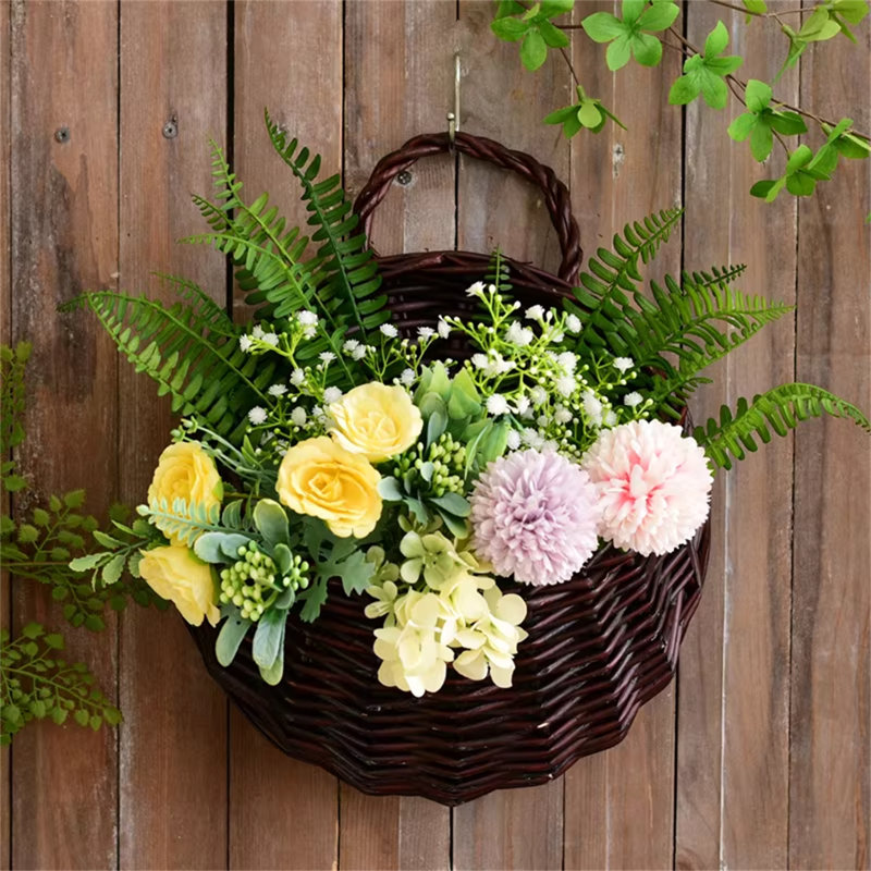 Wall-Mounted Artificial Flower