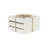 Farmstead Set of 3 Rustic Wood Storage Crates with Light Gray Finish-305256271
