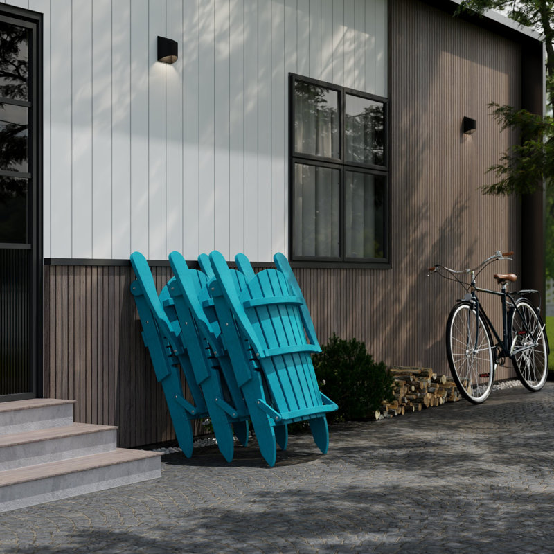 Chaise Adirondack pliante Heritage, Bleu Aruba