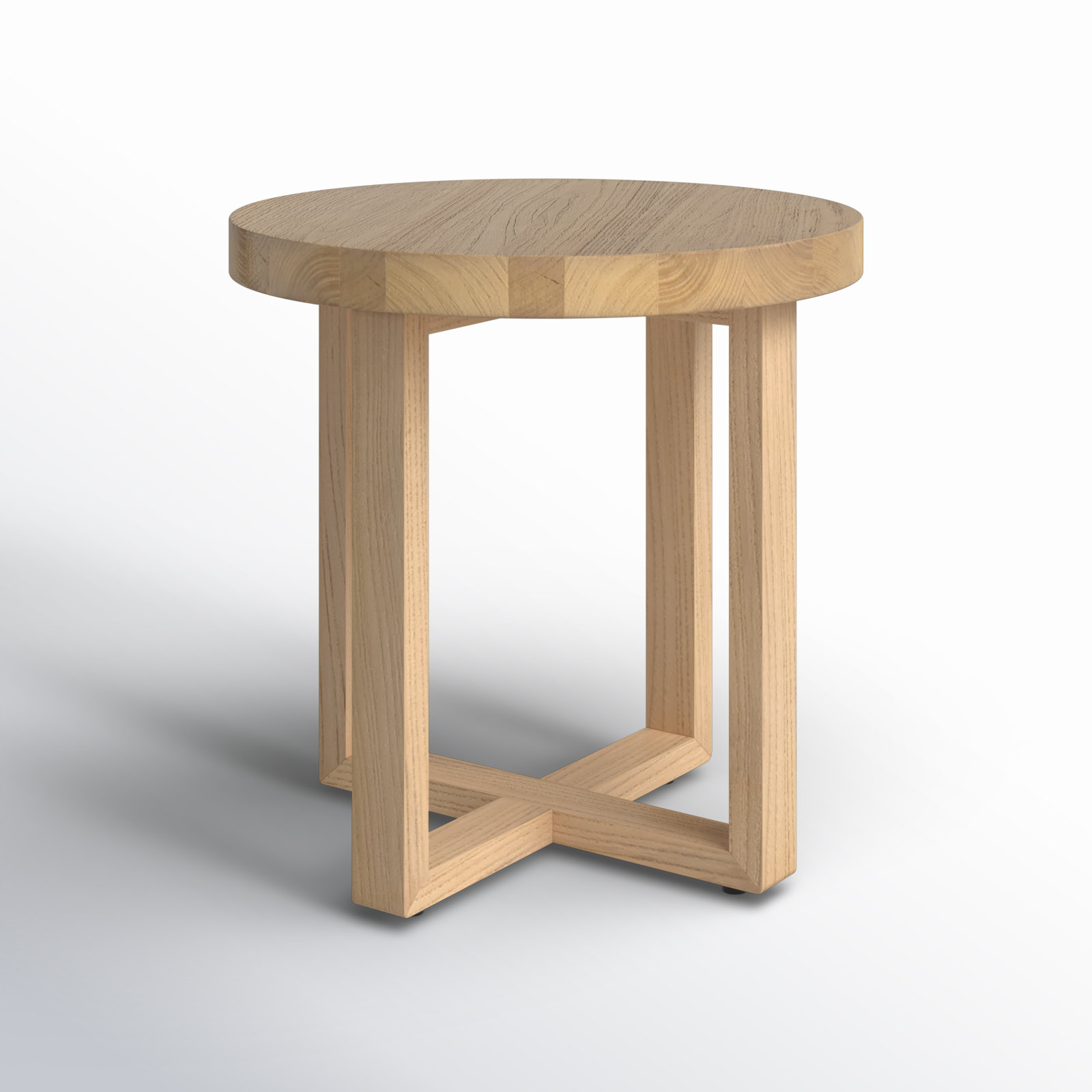 Joss Main Madora Solid Wood Cross Legs End Table Joss Main