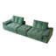 Canapé modulaire en forme de L avec repose-pieds - Canapé-lit en velours côtelé à assise profonde, conception en mousse tout nuage (sans assemblage), housses amovibles lavables-1002734733