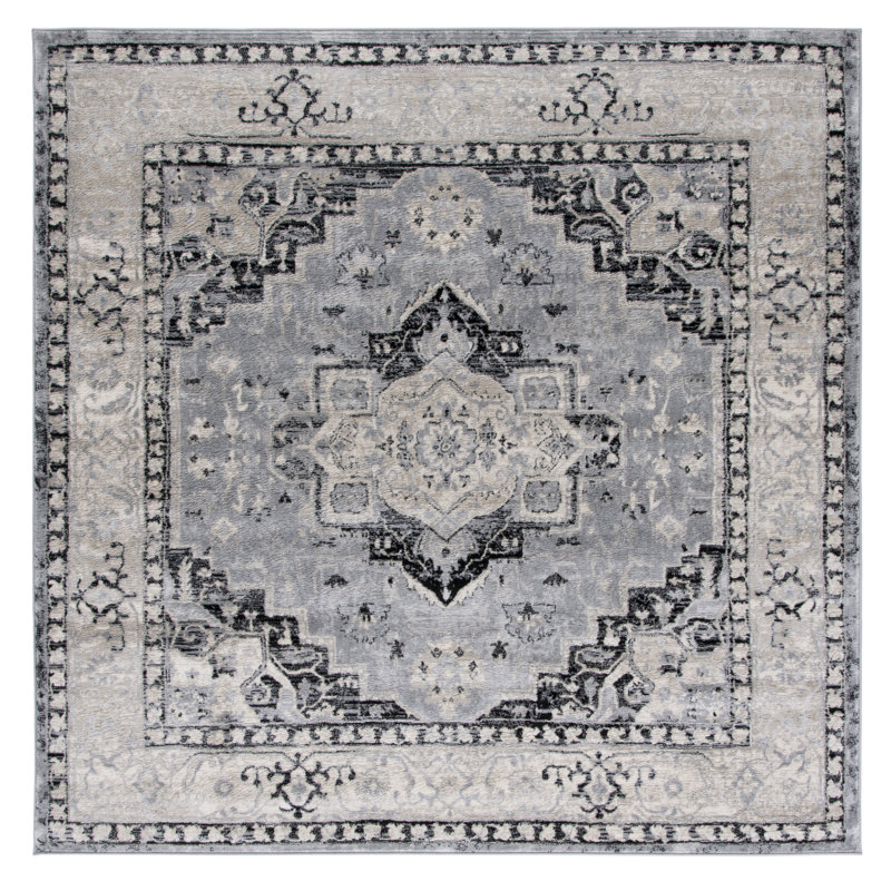 Brentwood Performance Oriental Rug, Square 6'7"