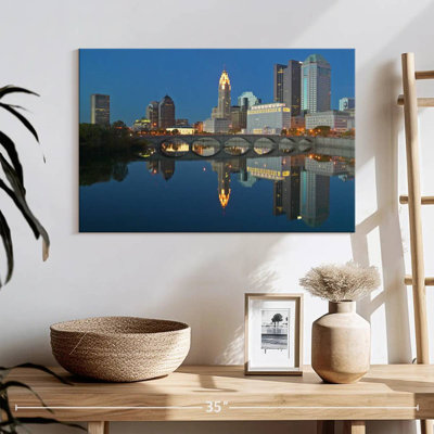 Columbus Twilight Reflection