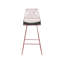 Anjail Upholstered Counter Stool with Metal Frame-1455405842
