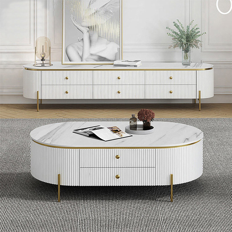 Ensemble de tables basses Light Luxury