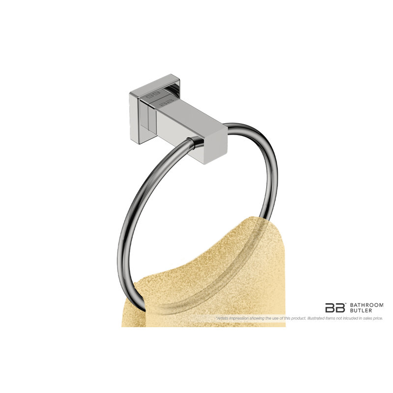 8500 Series Towel Ring, Polished Stainless Steel