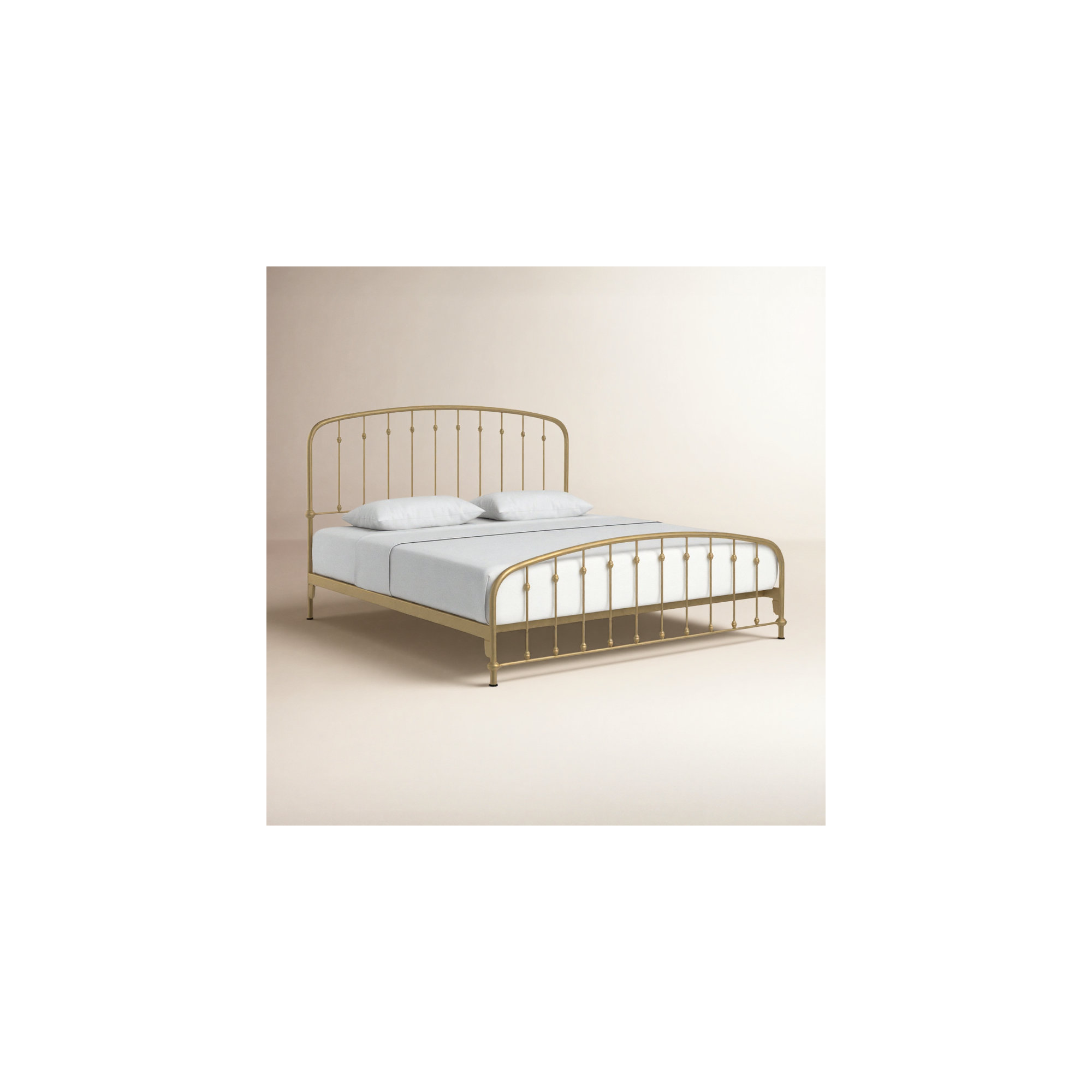 Wadsworth Metal Bed, Antique Bronze, King