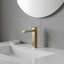 Robinet de lavabo de salle de bain moderne avec poignée simple-120650237
