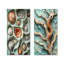 Beach Pottery in Orange and Green Tones I - Ensemble de 2 pièces d'art mural de poterie de plage-1968094809-1968094811