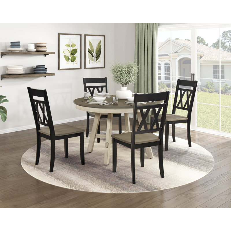 4 - Person Dining Set, Black